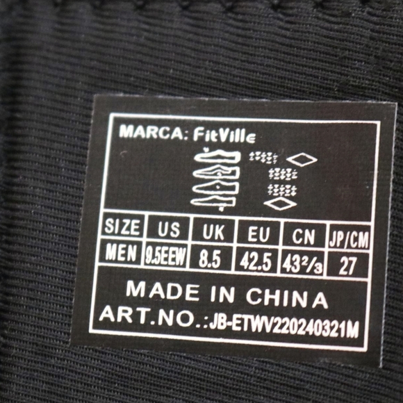 FitVille Men's EasyTop Wings Diabetic Shoes V2 Size US 9.5 EEW Foot Pain Relief - Picture 7 of 8